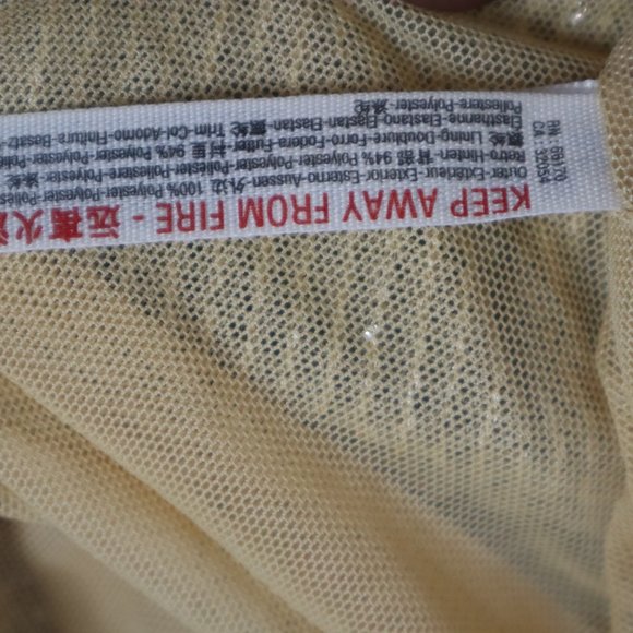 Free People Gold Rush Sequin Mini Dress Gold - Picture 12 of 13